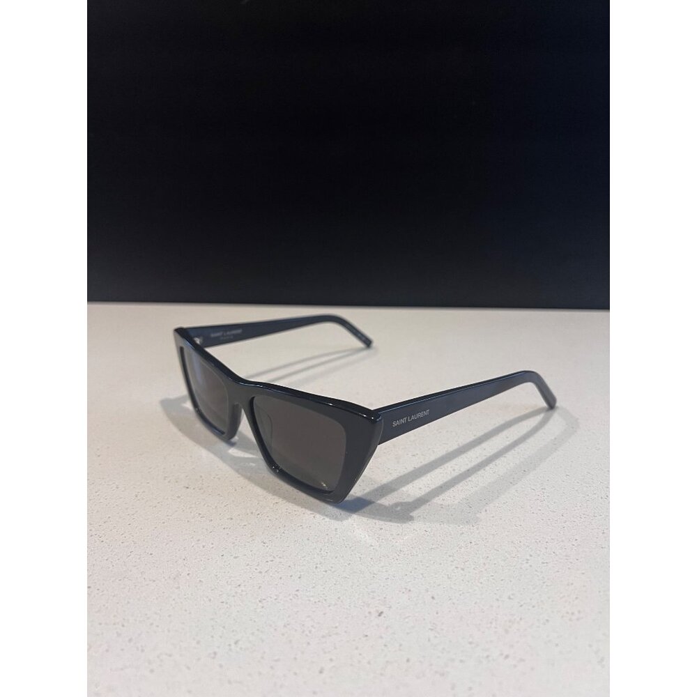 Saint Laurent SL276 MICA 001 Mica 53MM Cat-Eye black Sunglasses - Picture 3 of 8